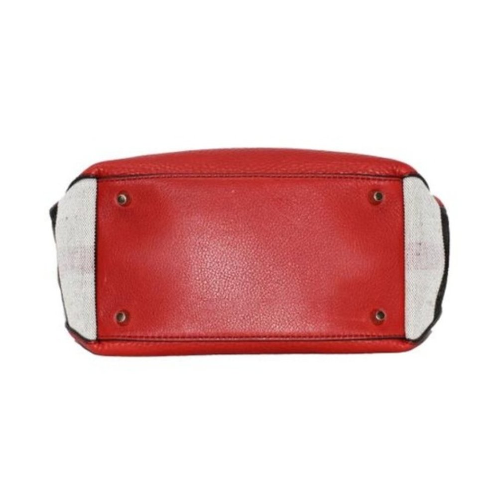 NEW BURBERRY red Calfskin Small Maidstone Tote - Picture 5 of 7